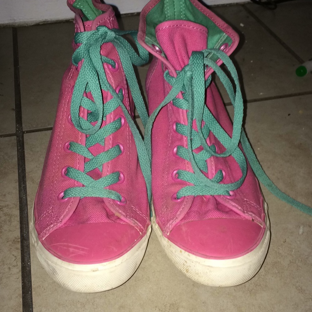 Wedge high tops